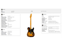Fender 1952 Telecaster Super Heavy Relic 1-Piece Quartersawn MN Aged 2-Color Sunburst Fender 1952 Telecaster Super Heavy Relic 1-Piece Quartersawn MN Aged 2-Color Sunburst